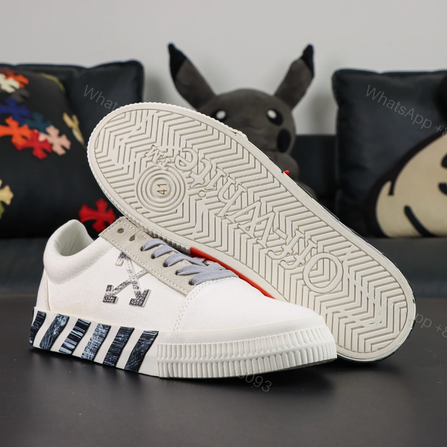 View 3 of Off White Low Vulcanised White