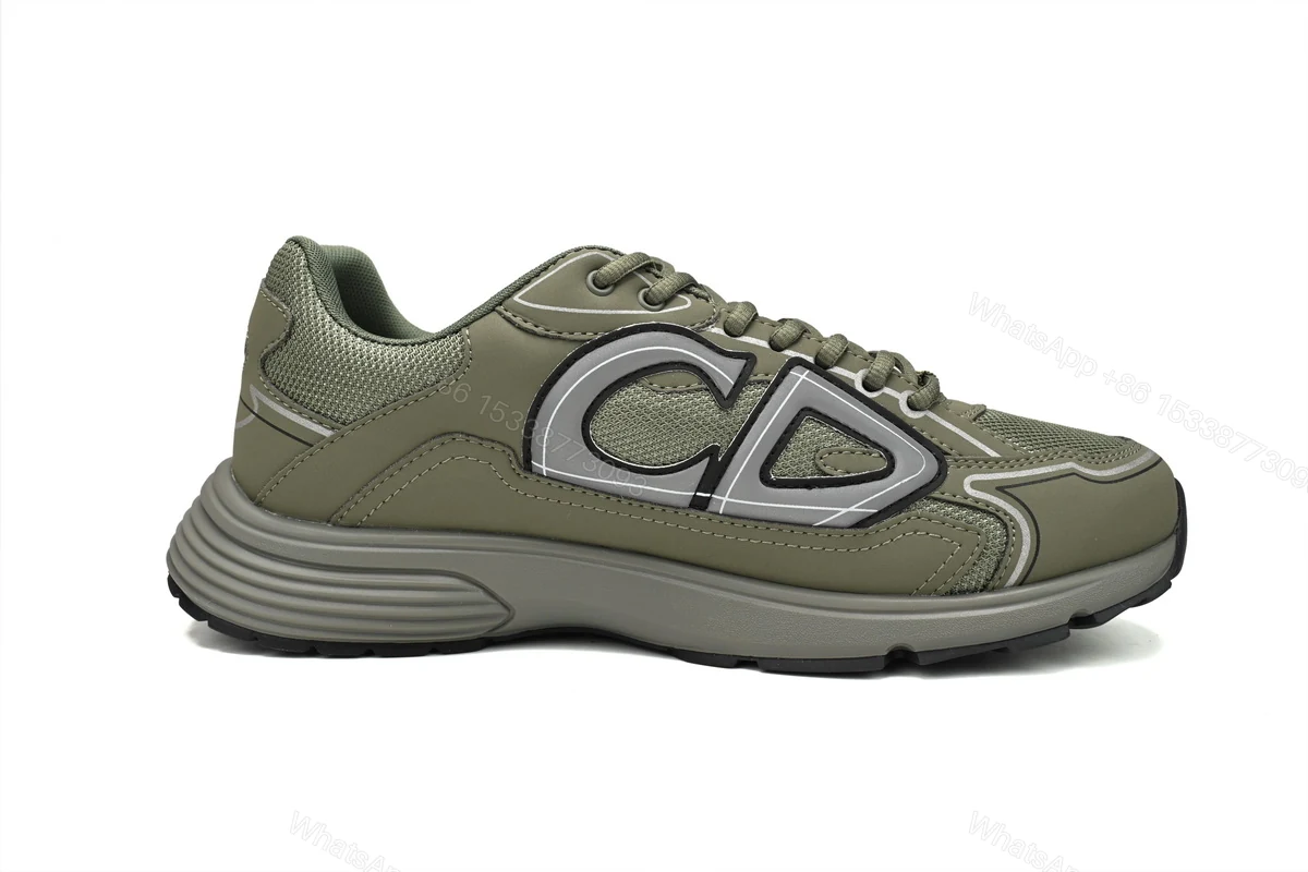 View 2 of Dior B30 Low Top Olive 3SN279ZRD_H680