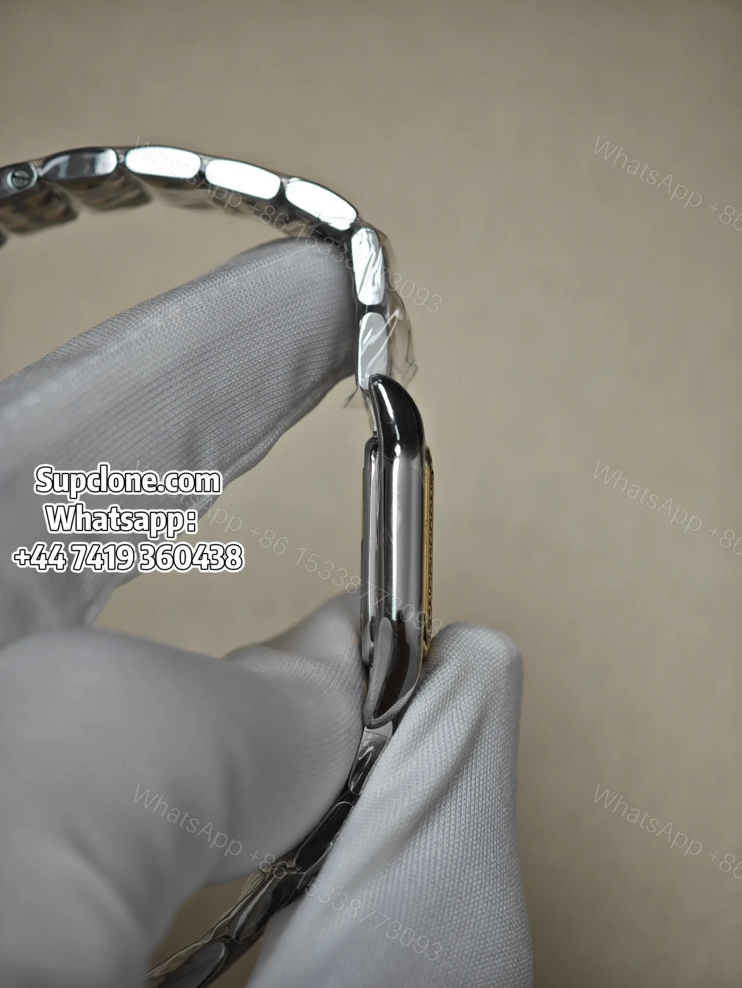 View 2 of Cartier Super Clone Watches 1:1 Panthere W3PN0007 Two Tone Diamond