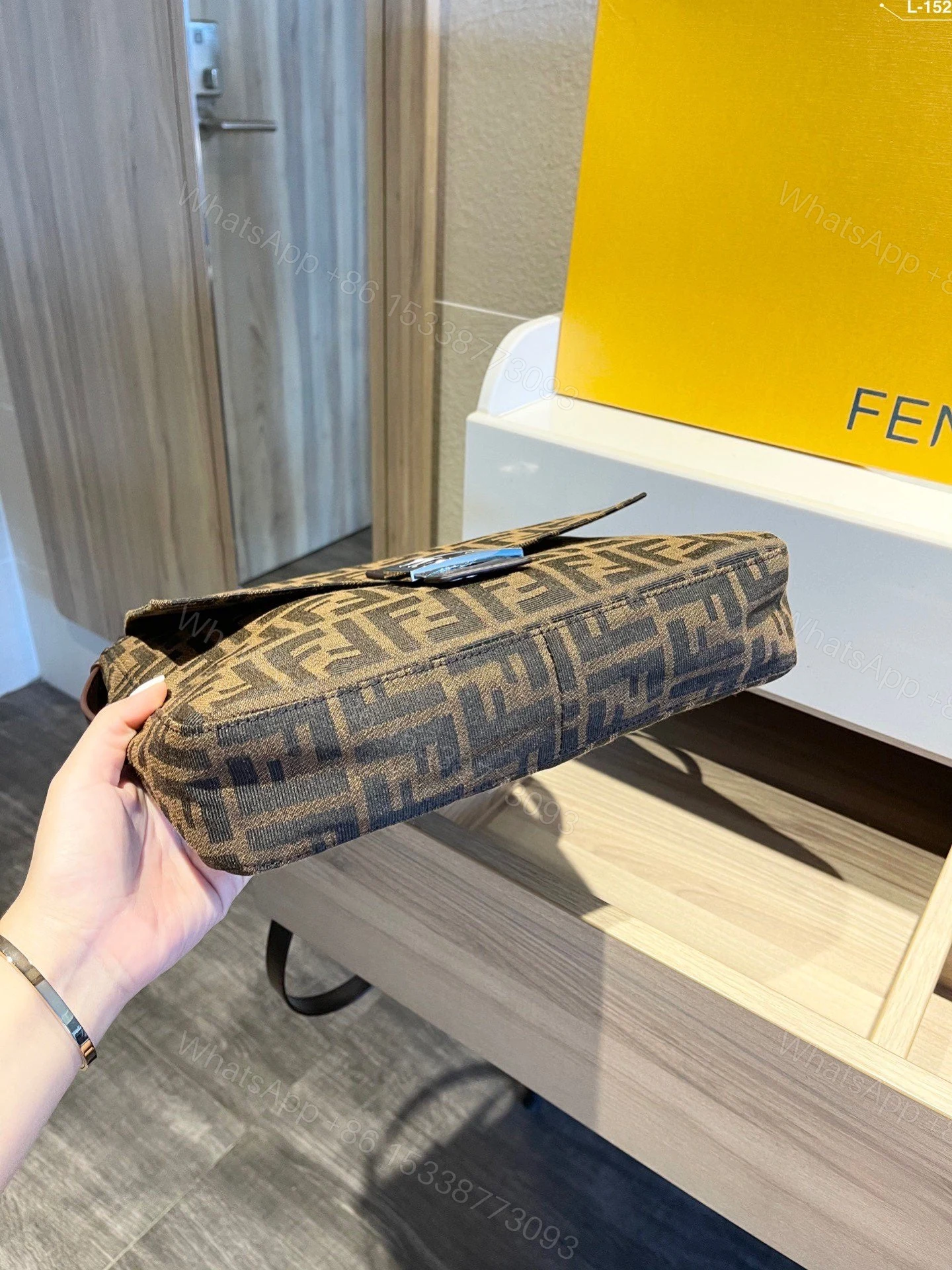 View 6 of Fendi Vintage FF Zucca Brown