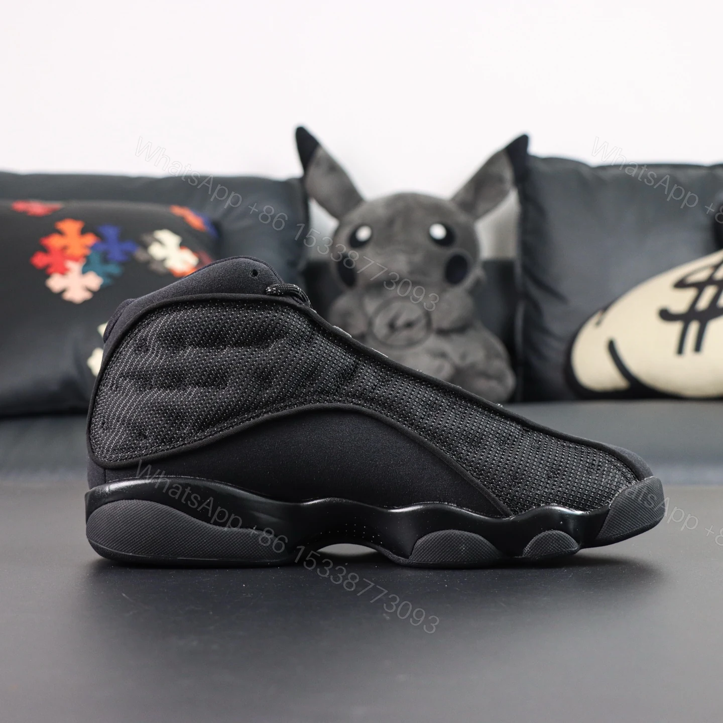 View 2 of Air Jordan13 Retro Black Cat Reps