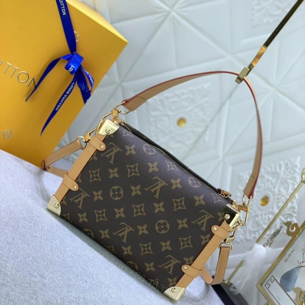 View 3 of Louis Vuitton Side Trunk Monogram Brown 21Cm M46358