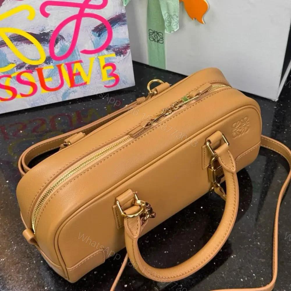 View 5 of 高仿Loewe*Amazona系列2586橫版手提包沙漠黃免檢版