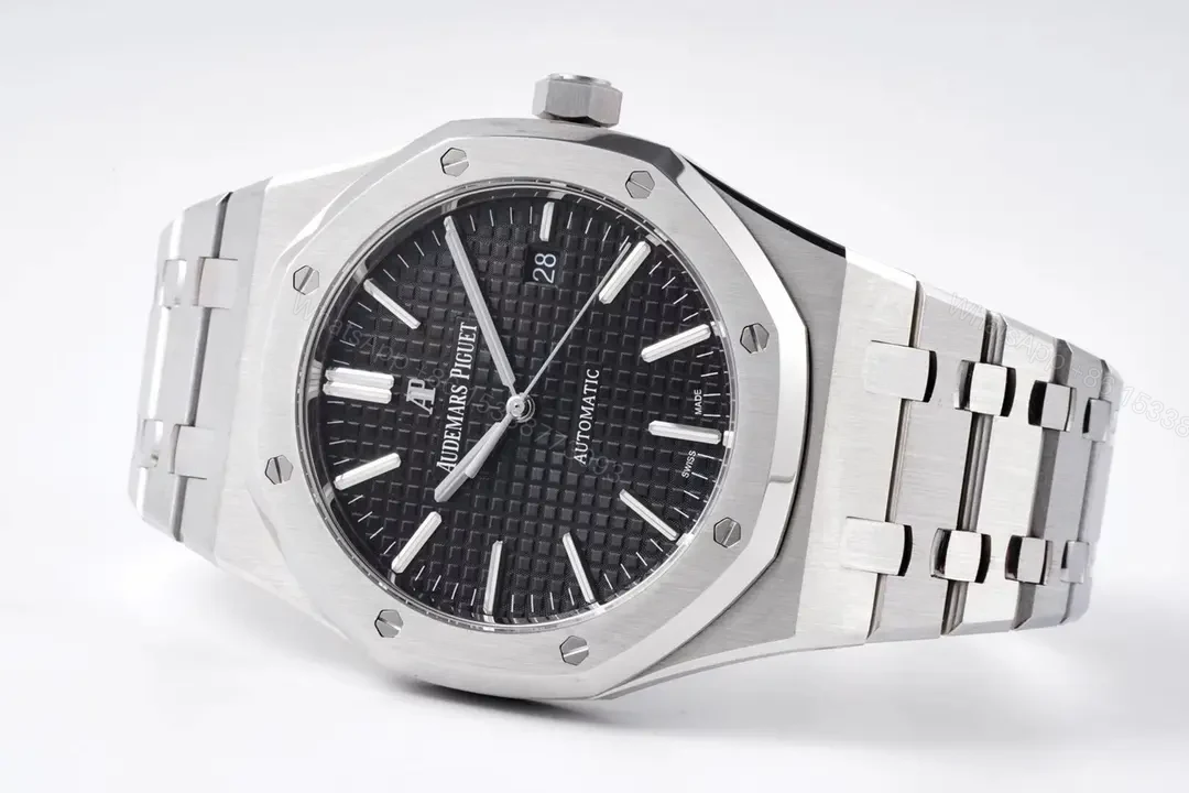 View 2 of TWA Factory Audemars Piguet Royal Oak 15400V2 – Stainless Steel with Black Dial