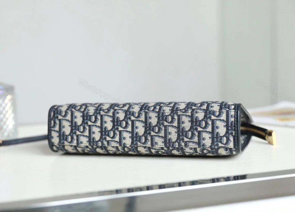 View 5 of Clutch Dior 30 Montaigne Pouch Canvas Siêu Cấp 26cm