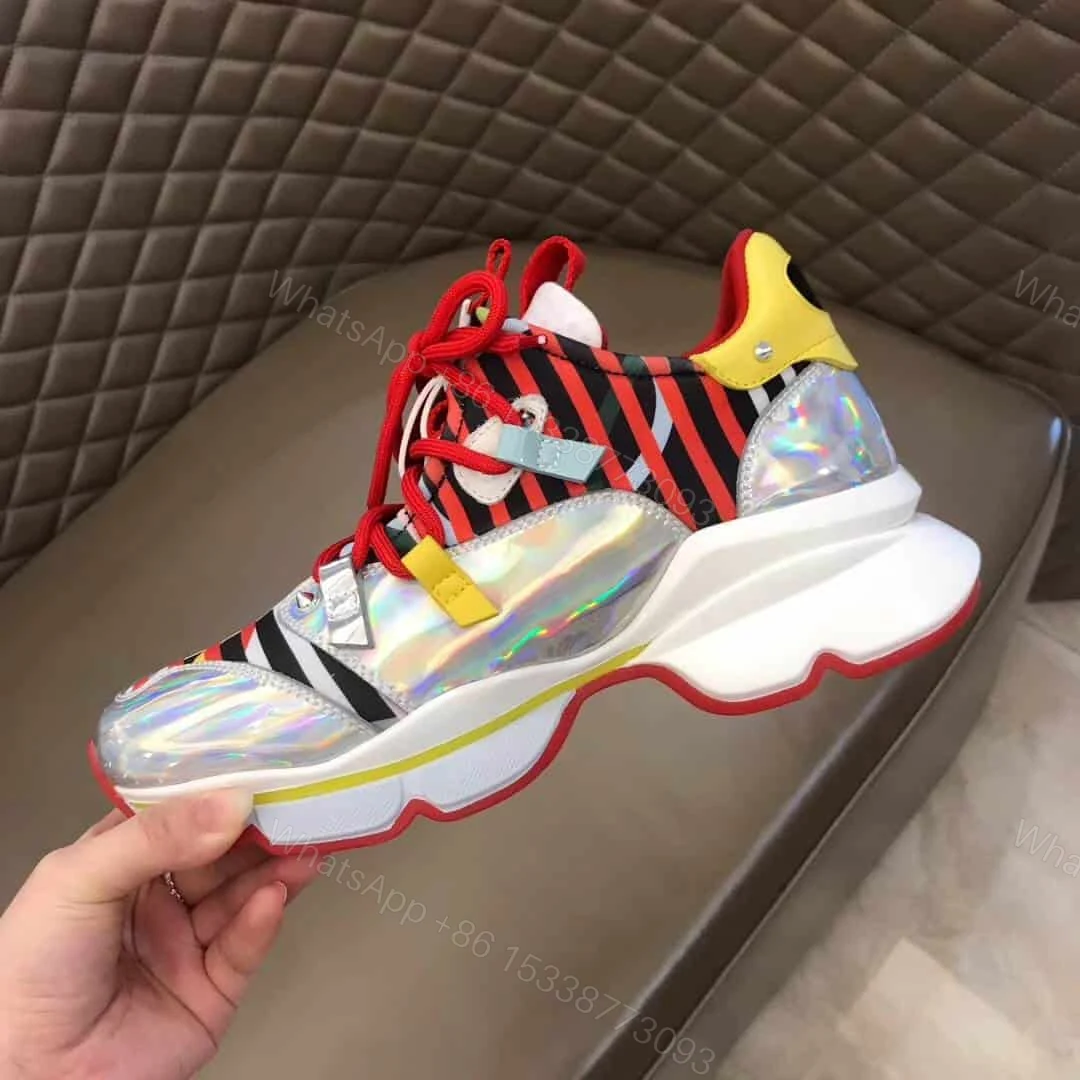 View 7 of CHRISTIAN LOUBOUTIN RED- RUNNER SNEAKER – CL56