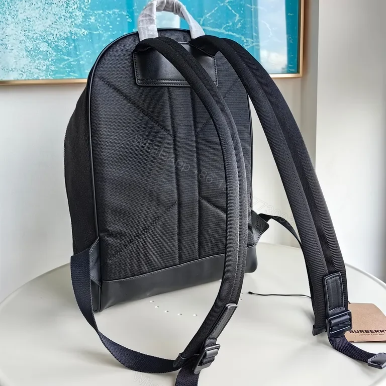 View 8 of Burberry Check Mesh Backpack: Premium Everyday Carry