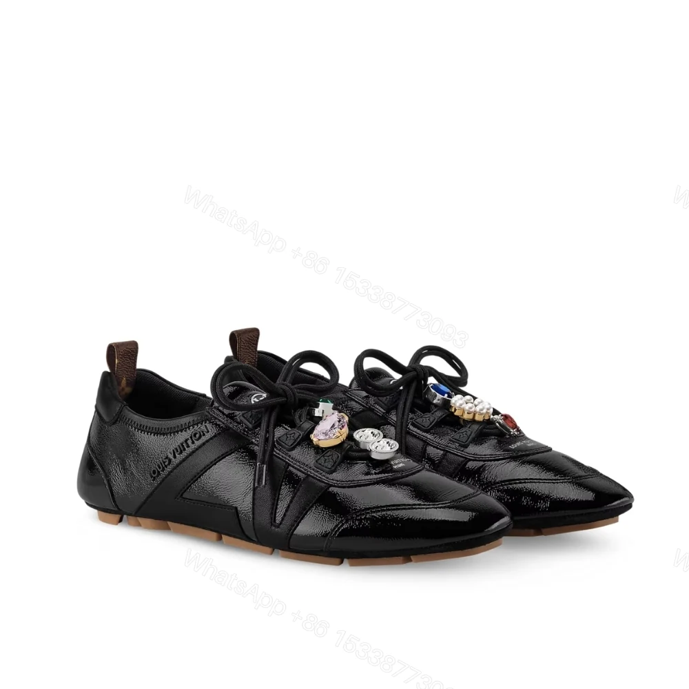 Louis Vuitton Lv Sneakerina Black 1Aiver — view 1