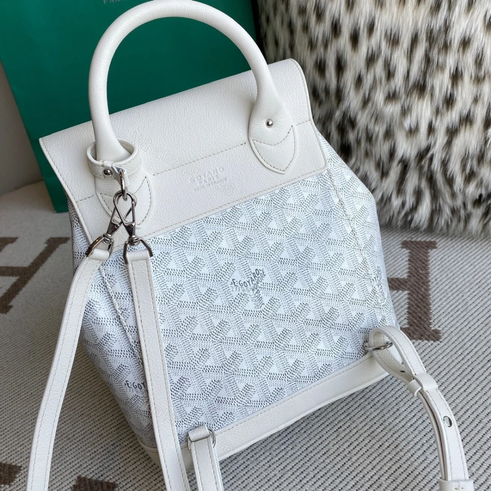 View 2 of 高仿Goyard*ALPIN6經典老花滿印雙肩包白色免檢版