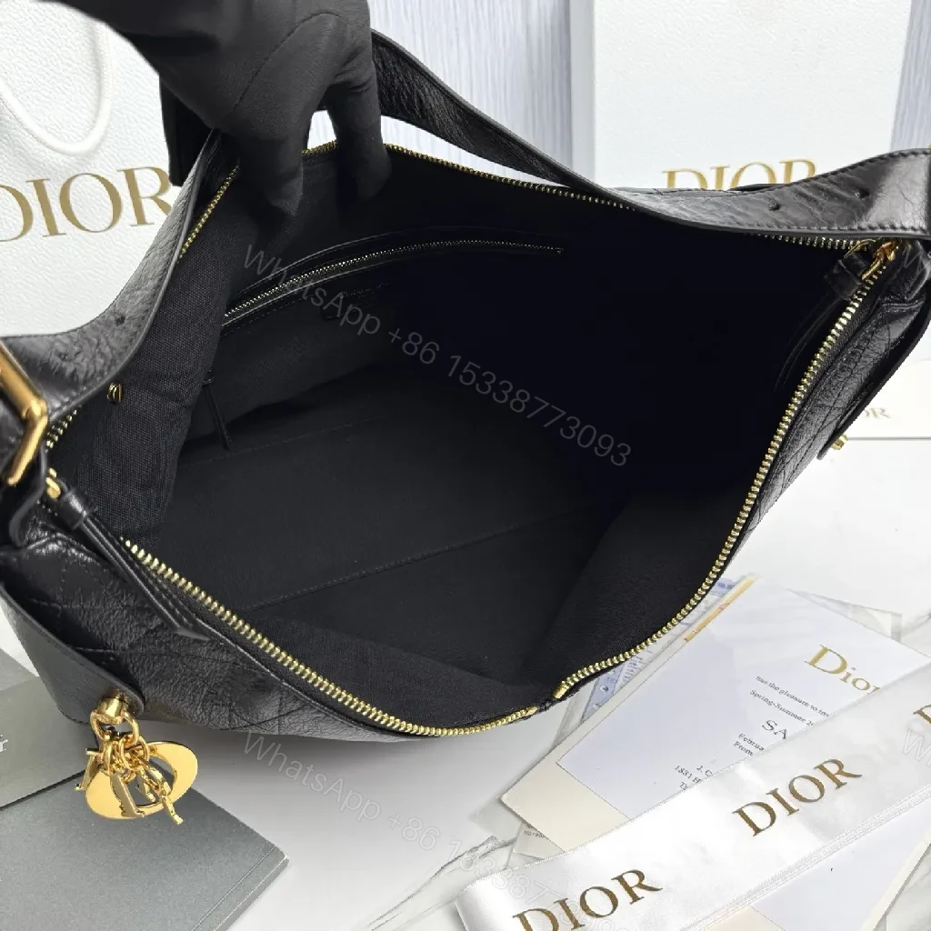 View 6 of Calfskin Textured Hobo – Luxe Casual, All‐Day Sophistication