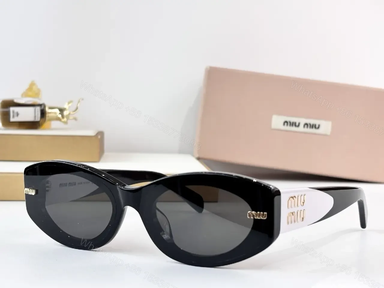 View 5 of Two-Tone Cat-Eye Sunglasses: Luxe Comfort