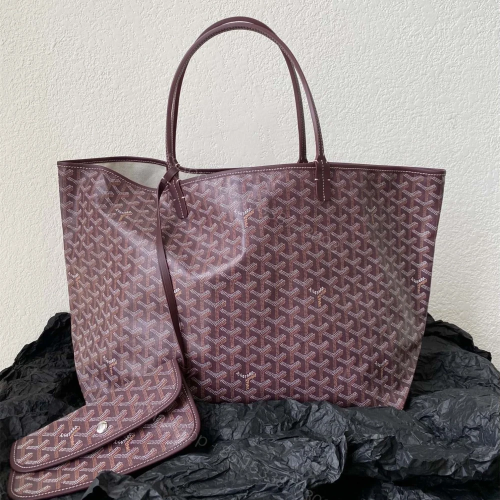 View 2 of 高仿Goyard*STLOUI6滿印Tote媽咪袋朱紅大號免檢版