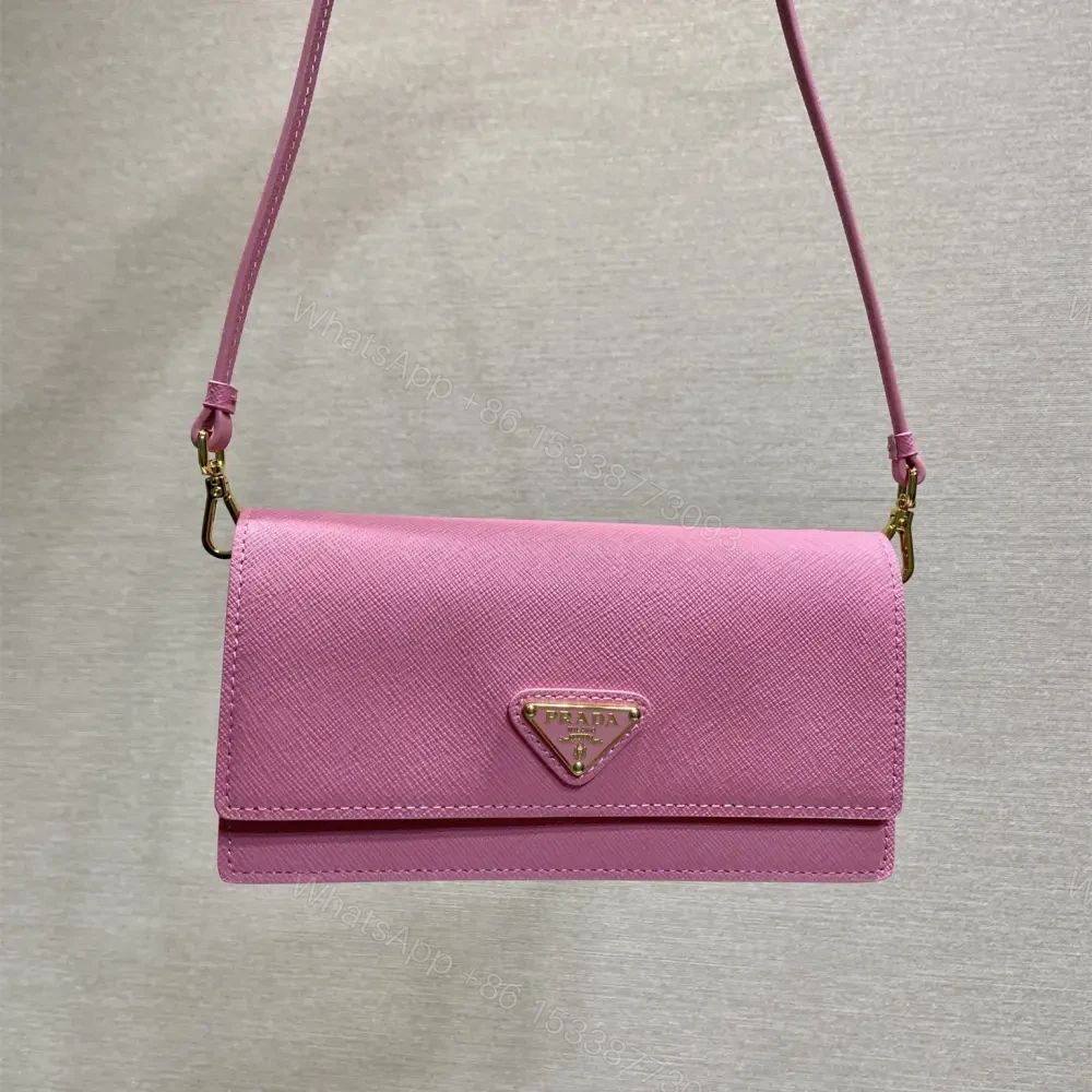 View 10 of 高仿Prada*Saffano系列1NF059斜挎包粉色Mini免檢版