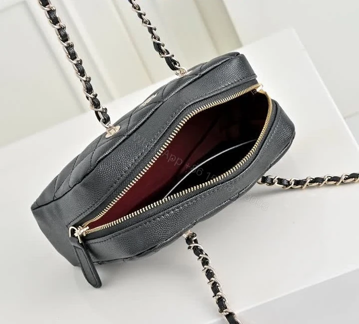 View 12 of Chanel Replica Mini Bowling Bag Clutch with Chain TB298
