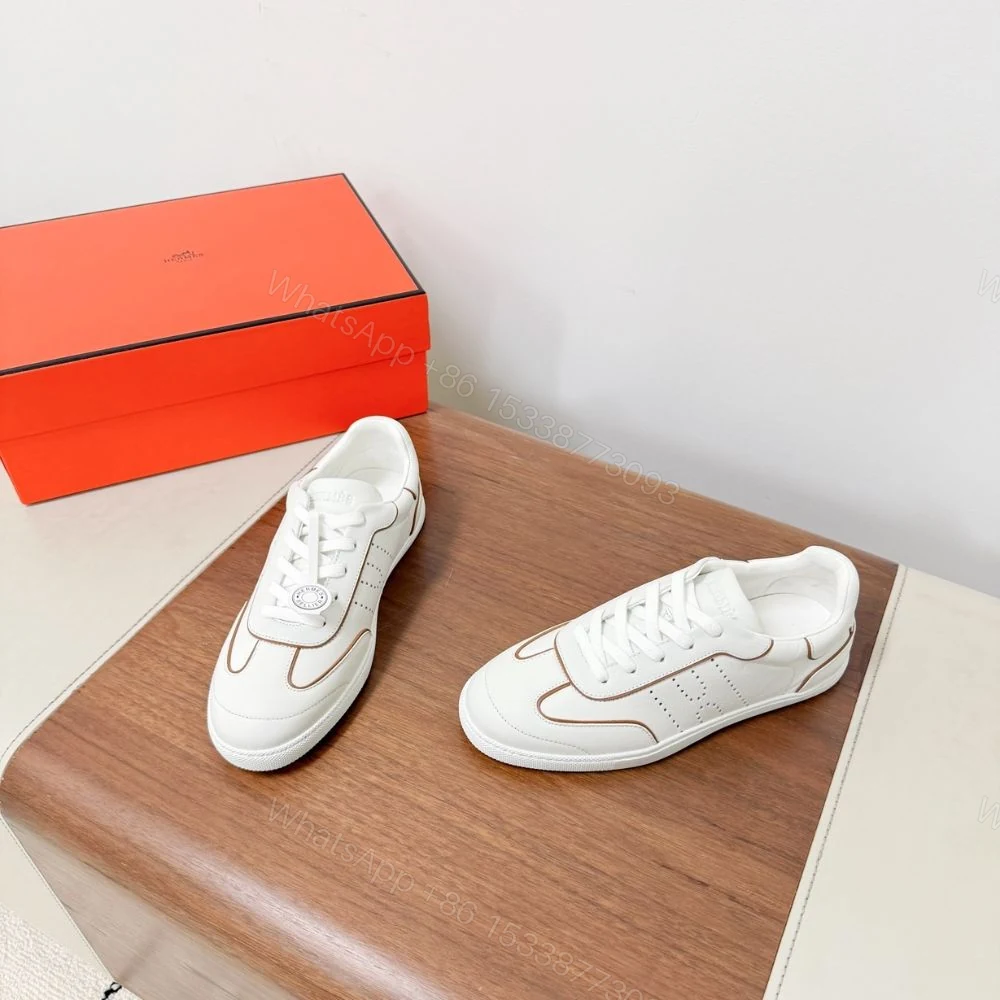View 5 of Hermes Match Sneaker Blanc And Naturel