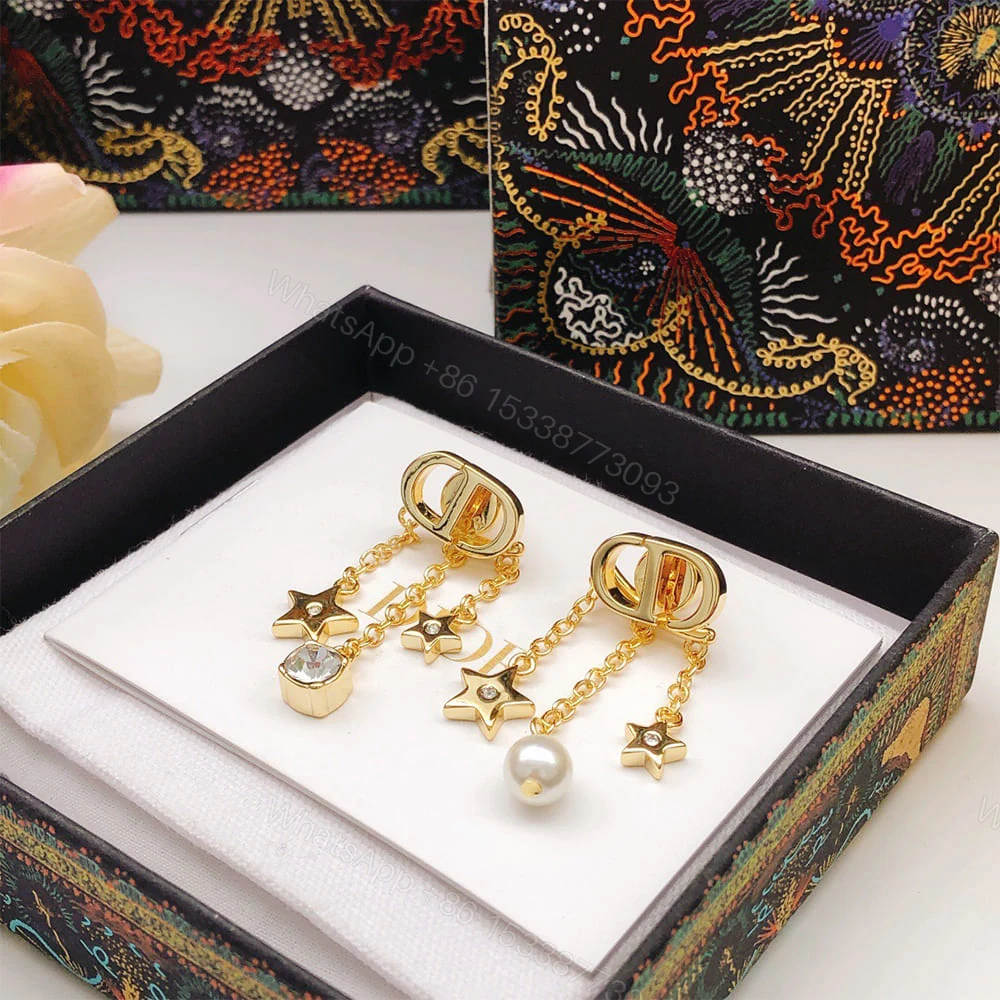 View 4 of DIOR Petit CD Earrings