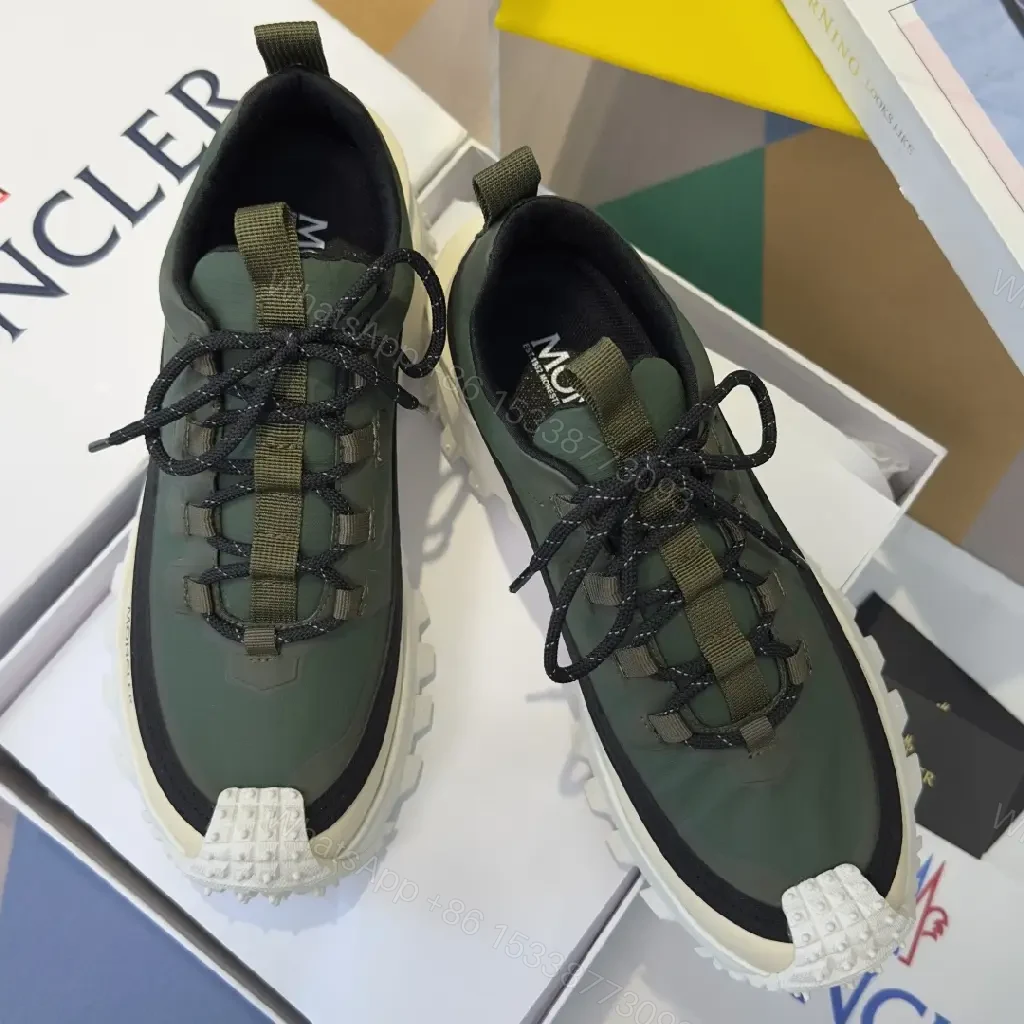 View 10 of Military Luxe Trail Sneakers: Rugged Texture, City Comfort