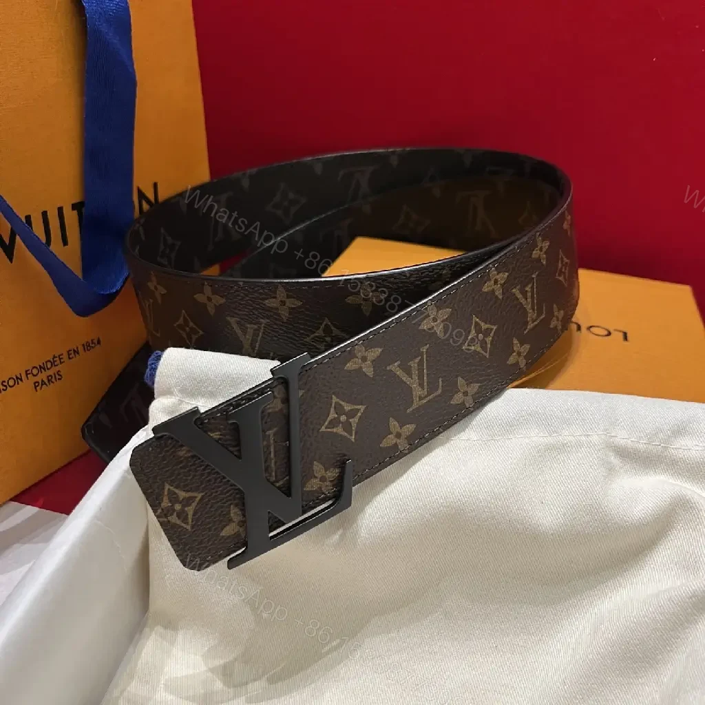 View 5 of Montage Monogram Belt: Classic Coated Canvas Style, LV-Inspired