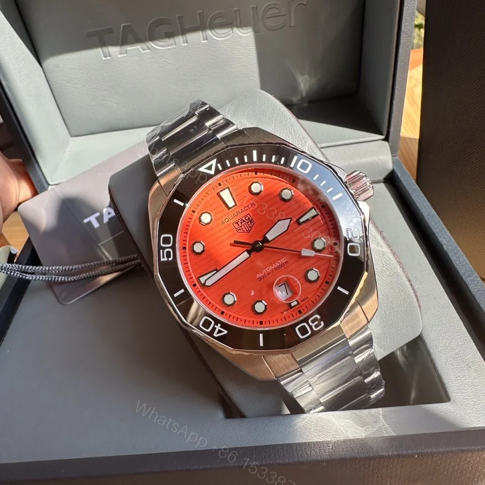 View 3 of TAG Heuer Aquaracer Professional 300 43 Orange Diver WBP201F.BA0632