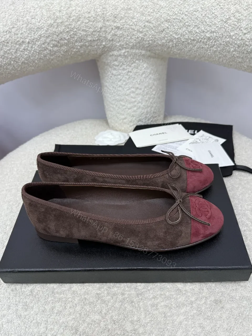View 6 of Two-Tone Suede Pumps: Elegant Comfort and Subtle Detail