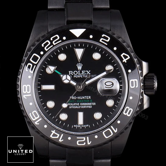 View 10 of Rolex Blaken GMT-Master II 116710 DLC-PVD Replica
