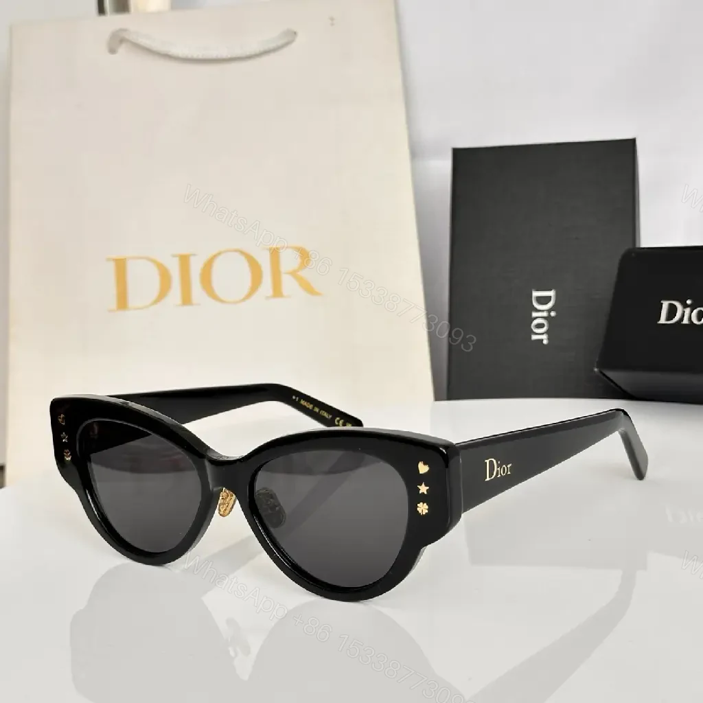 View 2 of Chic Cat-Eye Sunglasses: Patterned Lens, Gold Accents, UV400