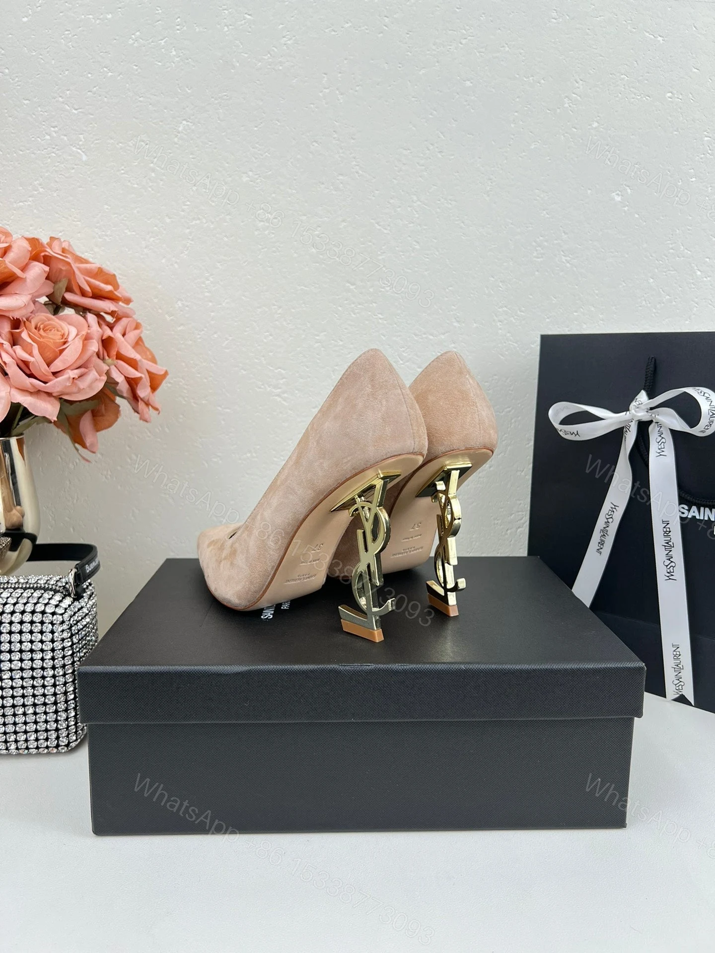 View 5 of Designer YSL High Heel Shoes 010