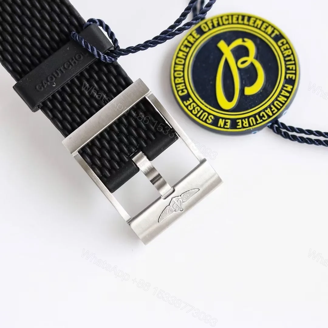 View 9 of Breitling Superocean Heritage Two Tone Black Replica 42MM Premium Diver Edition UB2010121B1S1