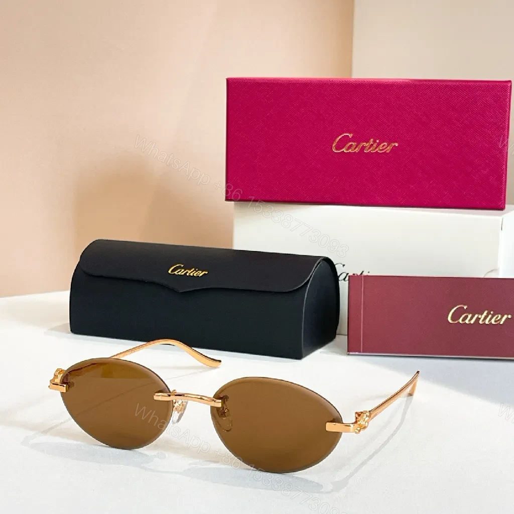 View 4 of Gold-Tone Round Sunglasses with Gradient Lenses, Deluxe Frame, All-Day Comfort
