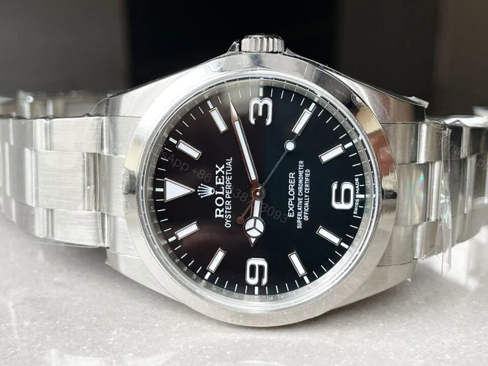 View 4 of ARF Factory 1:1 Rolex EXPLORER I 214270 39mm black dial ss strap