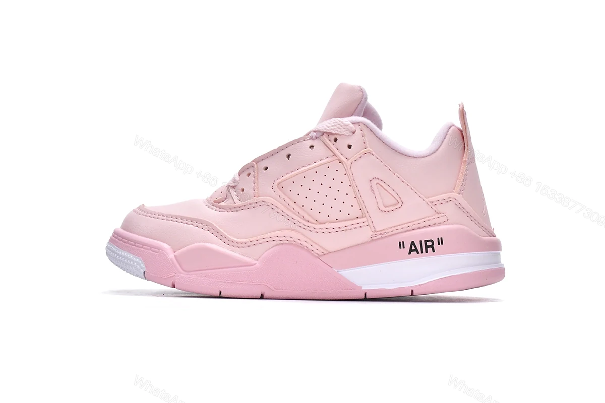 View 10 of Jordan 4 Kids Shoes Retro Pink CV9388-106