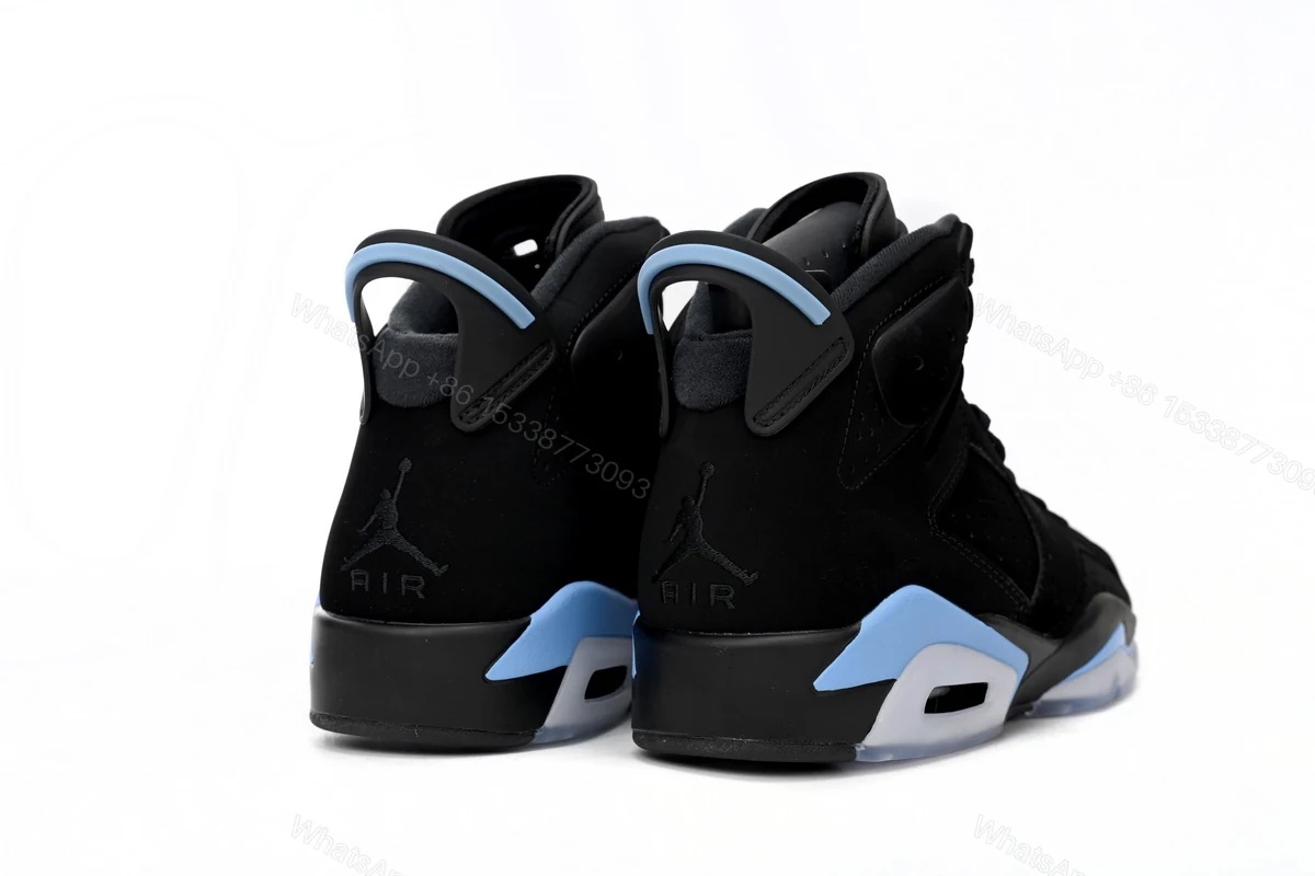 View 3 of Air Jordan 6 Black Blue 384664-006