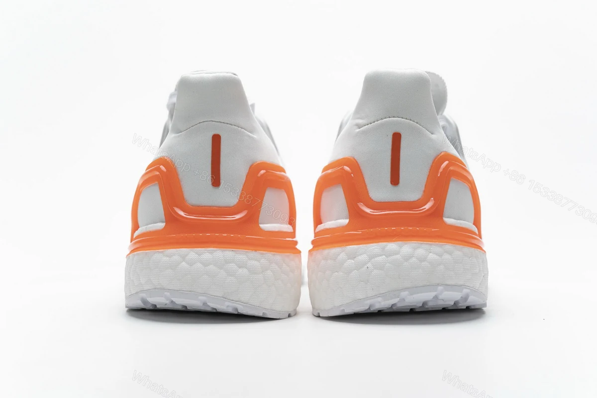 View 11 of Adidas Ultra Boost 20 White Sharp Blue True Orange EG0768