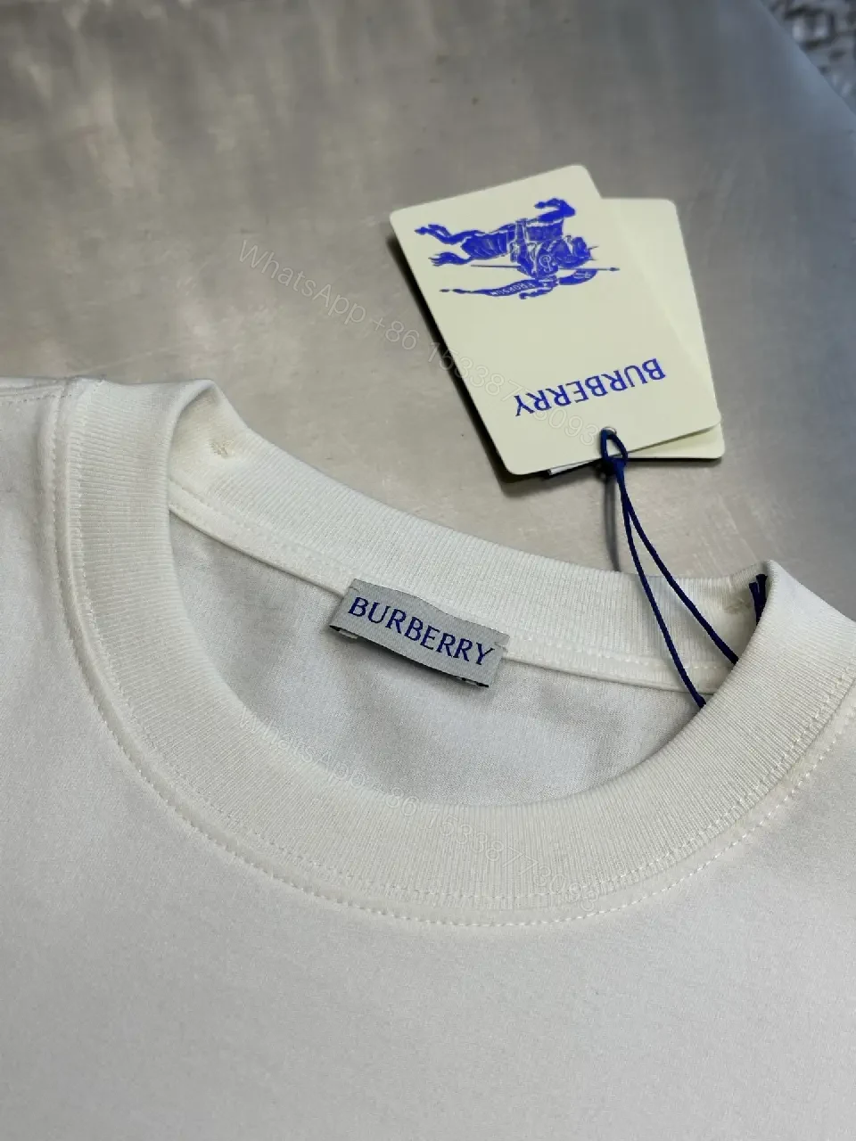 View 6 of Oversized White Graphic Tee: Horse Motif, Premium Cotton