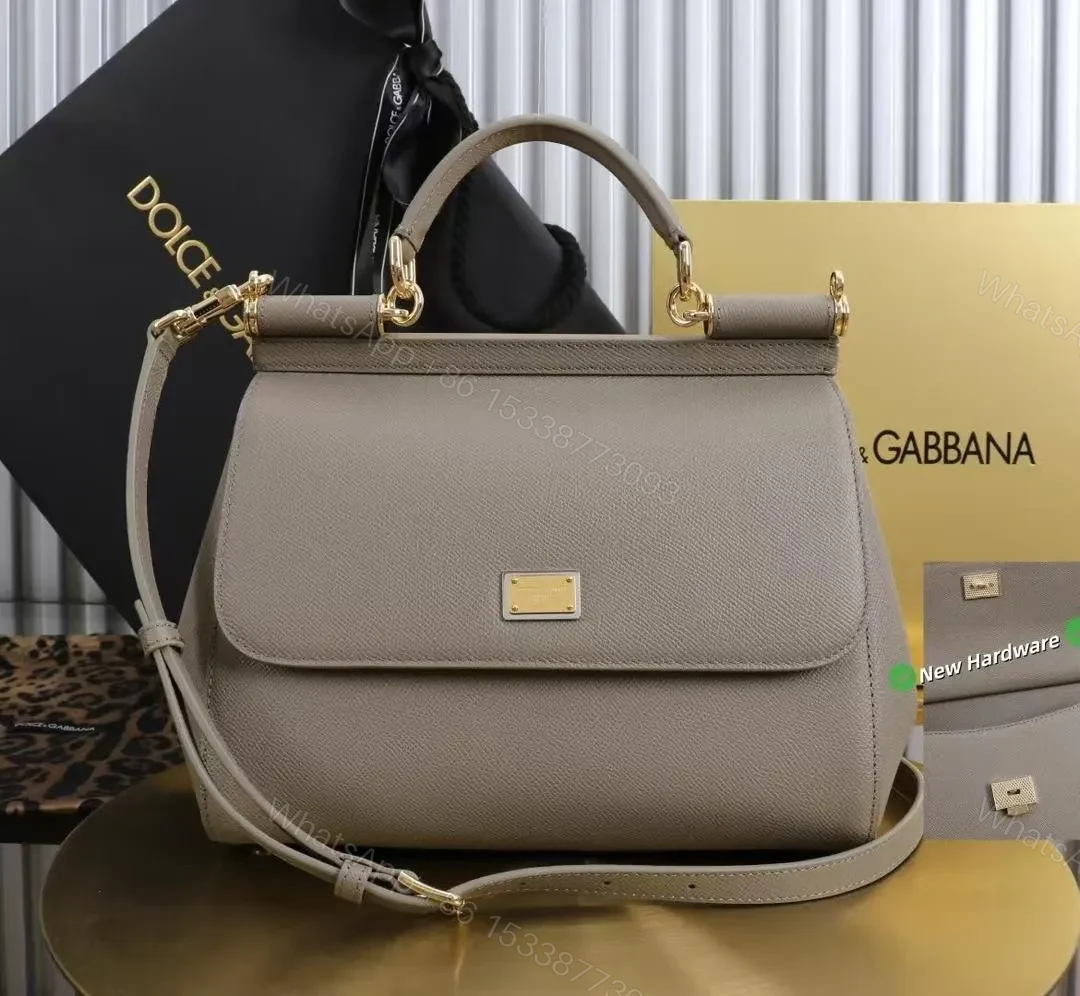 View 6 of Dolce & Gabbana Small Sicily handbag in dauphine calfskin