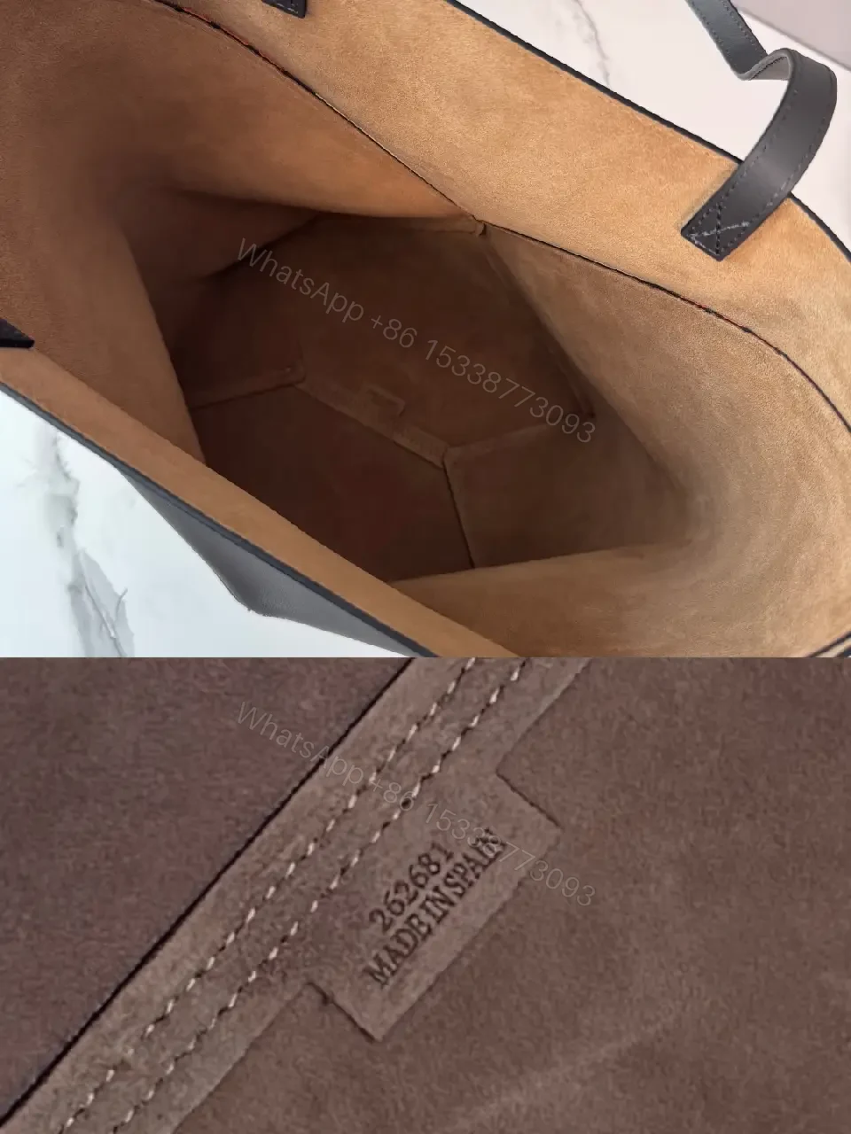View 10 of Bold Geometry Fox Tote: Color-Block Faux Leather Carryall