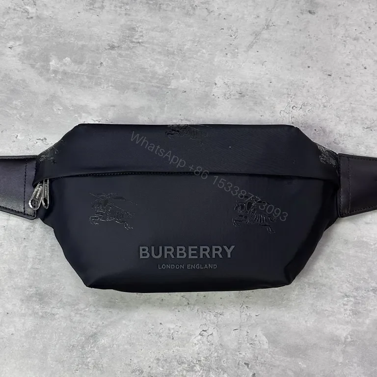 View 5 of Sleek Black Burberry Belt Bag: Luxury Everyday Utility