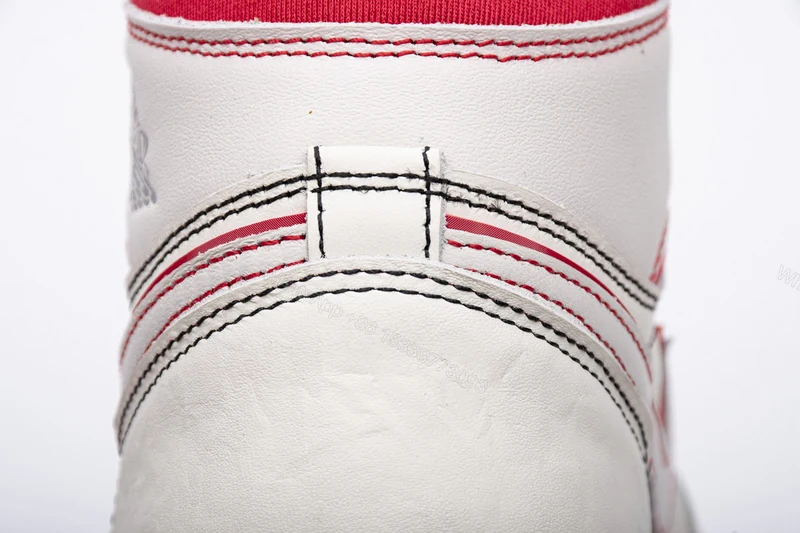 View 9 of Air Jordan 1 Retro High Phantom Gym Red 555088-160