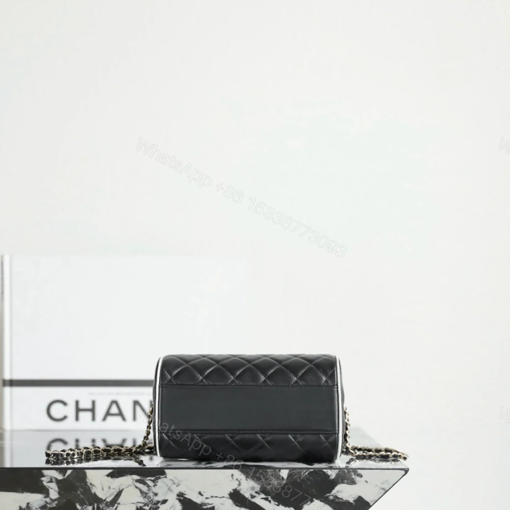 View 5 of 高仿Chanel*25P系列AS4515小羊皮拼色單肩包小號免檢版