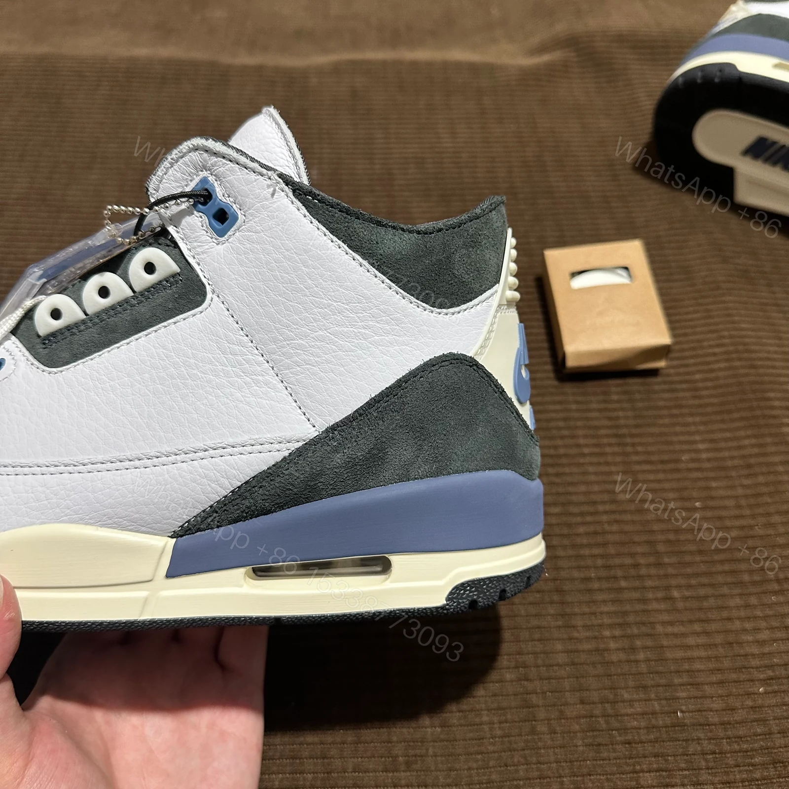 View 4 of Jordan 3 Retro OG SP A Ma Maniére Diffused Blue