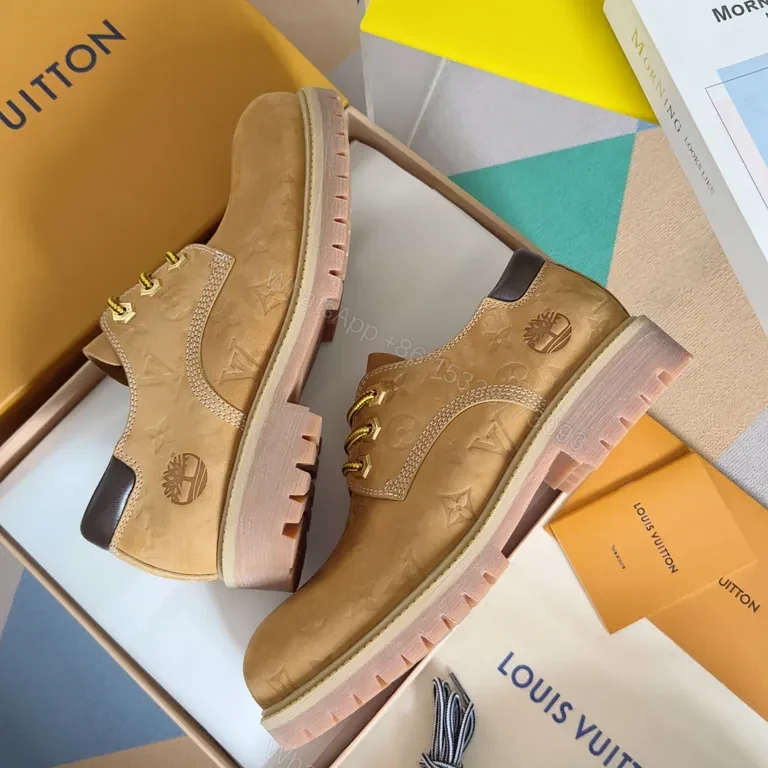 View 7 of Warm LV Monogram Leather High-Top Sneakers