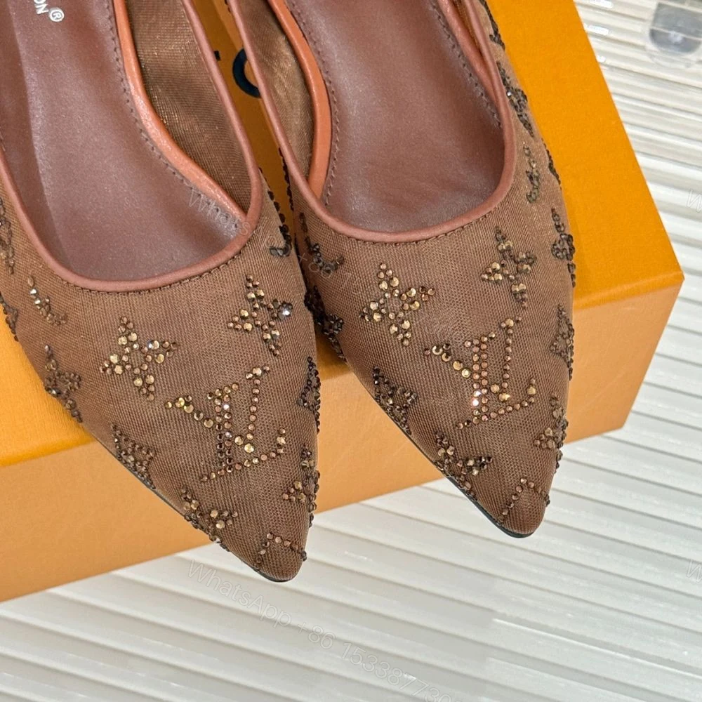 View 8 of Louis Vuitton Gala Flat Ballerina Brown 1AIFUI