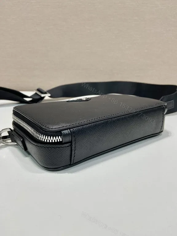 View 9 of Prada Saffiano Mini Crossbody: City-Chic, Quiet Luxury