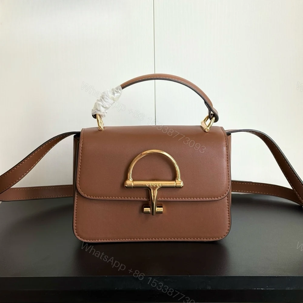 View 2 of Gucci Siena Small Top Handle Bag Brown 19Cm