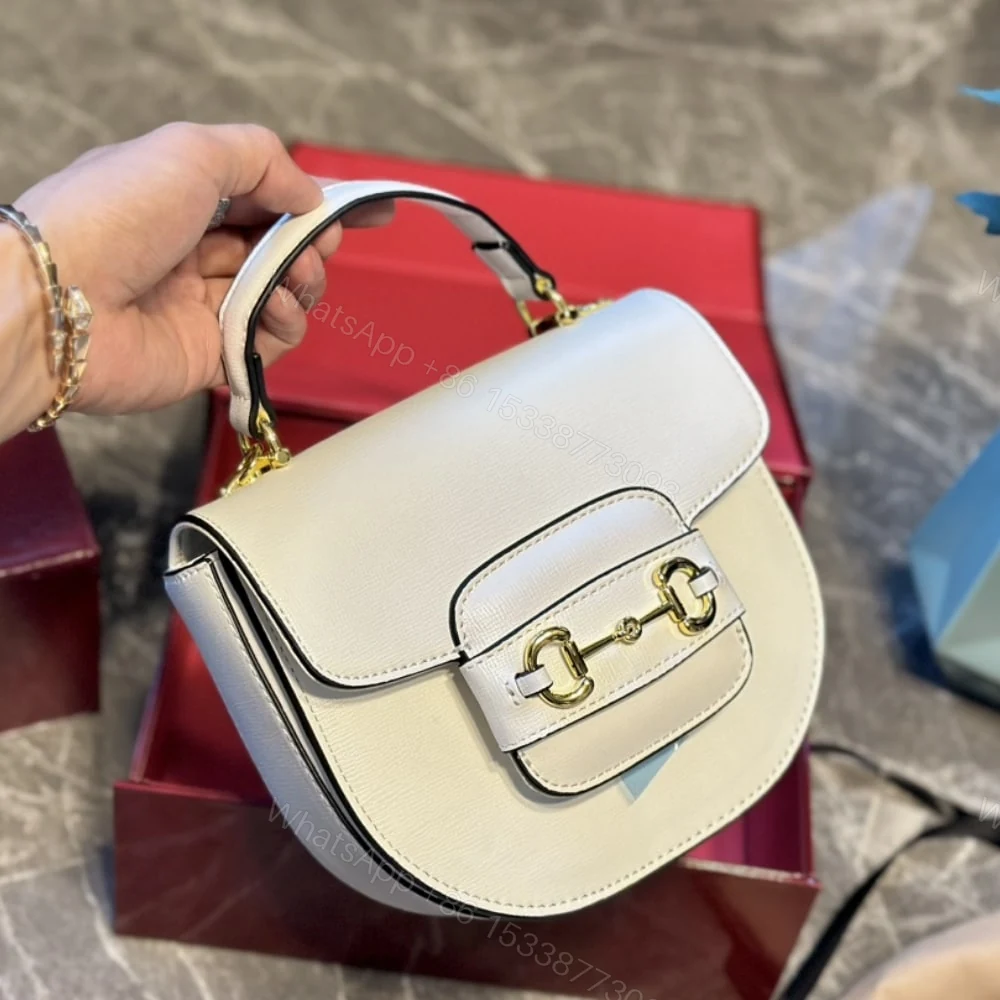 View 2 of Gucci Horsebit 1955 Mini Top Handle Bag White 14Cm 781387 1AAQD 9022