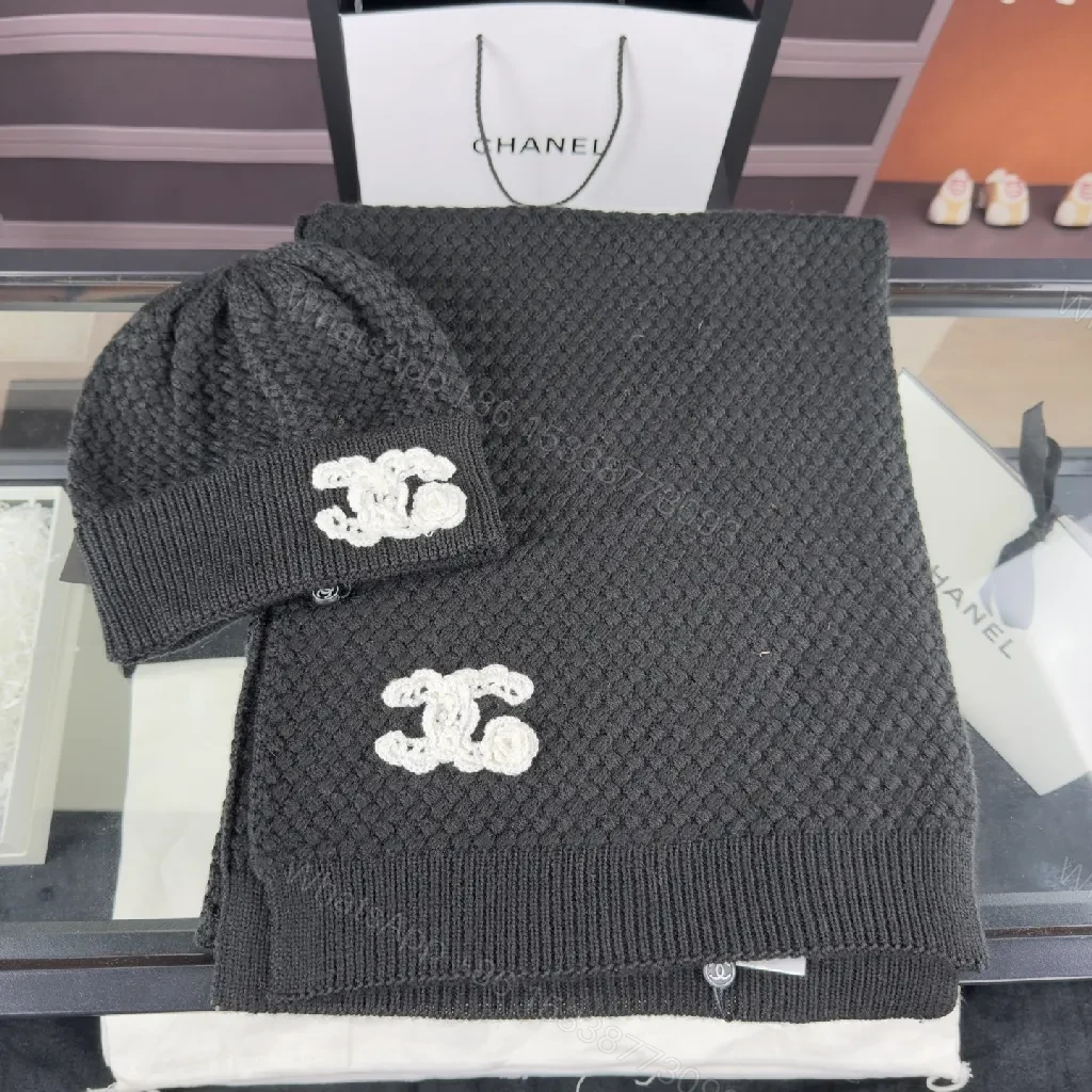 View 6 of Textured Knit Beanie: Luxe Logo Cuffed Hat
