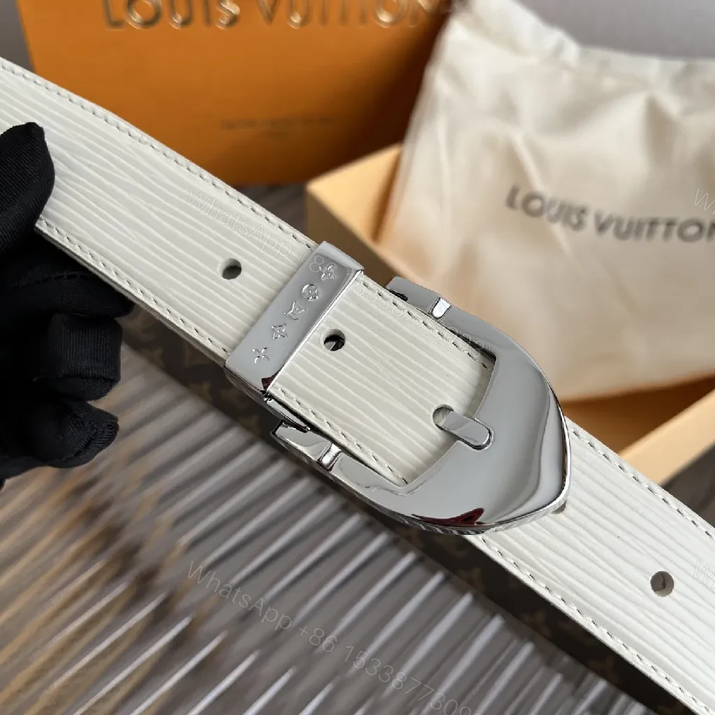 View 6 of Monogram-Texture Belt: Subtle Luxury, Everyday Versatility