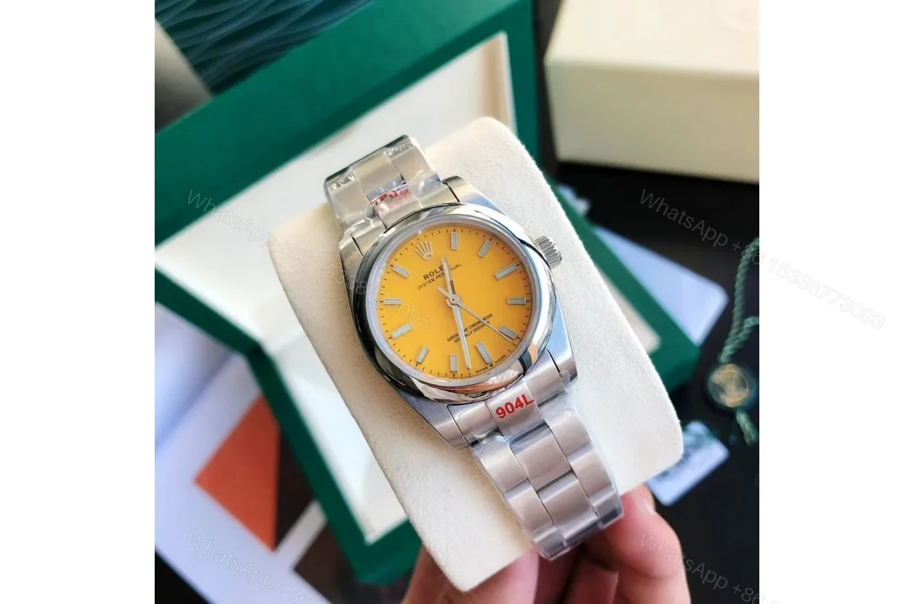 View 2 of Replica Rolex Oyster Perpetual SS/SS Yellow/Stk 31/41 mm