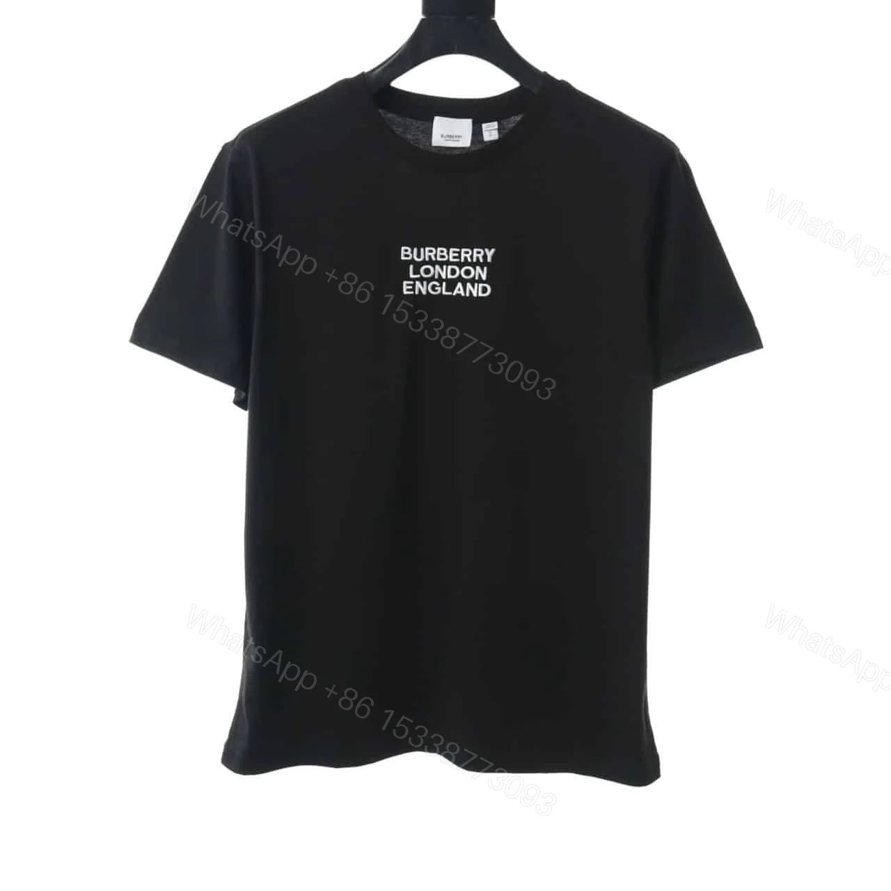 BURBERRY LONDON EMBROIDERED LOGO T SHIRT — view 1