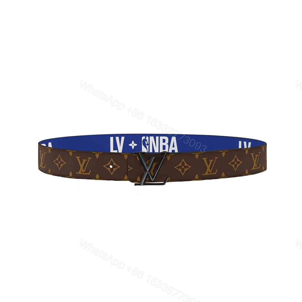 LOUIS VUITTON X NBA 3 STEPS 40MM REVERSIBLE MONOGRAM CANVAS BELT – B98 — view 1